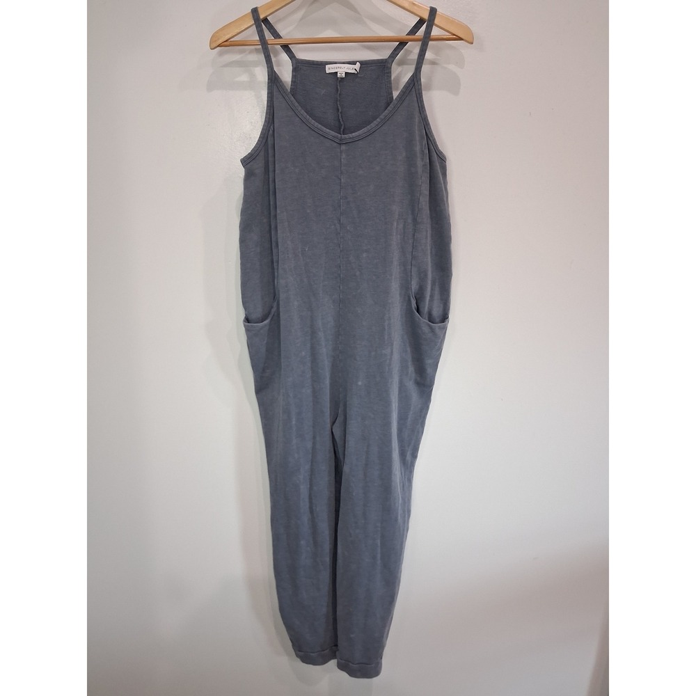 Sincerely Jules Blue French Terry Jumpsuit Slouchy Harem JA724974 Womens Medium